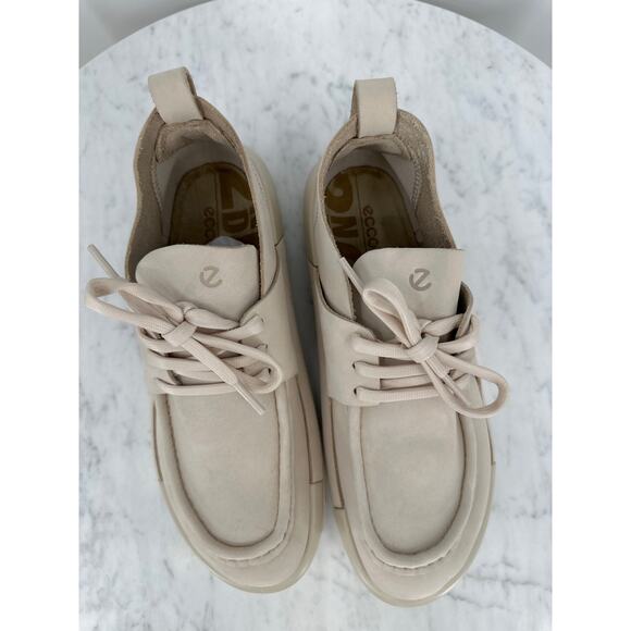 Ecco 2nd Cosmo Casual Shoe Sneaker Limestone Men’s 8 - 8.5 NEW - Picture 5 of 9